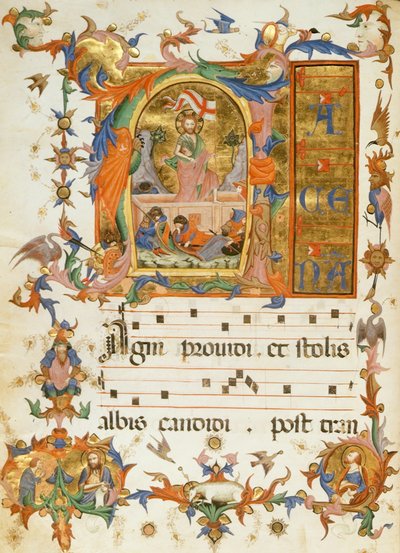 f.80v De Opstanding, uit het 