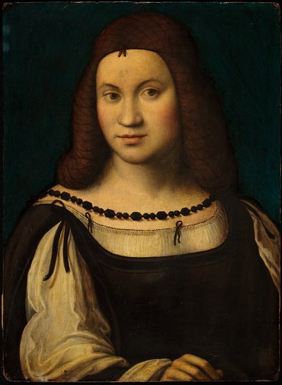 Portret van een Dame door Italian School Italian School