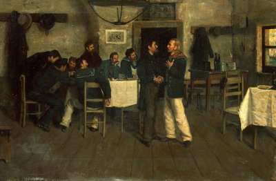Ontmoeting tussen Giuseppe Garibaldi en Giovanni Battista Cuneo in Taganrog, aan de Zwarte Zee door Italo Nunes Vais