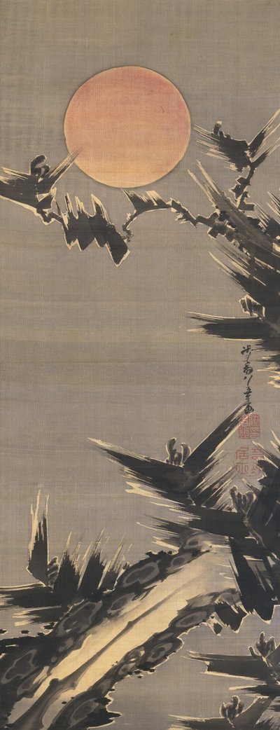 Nieuwjaarszon, 1800 door Ito Jakuchu