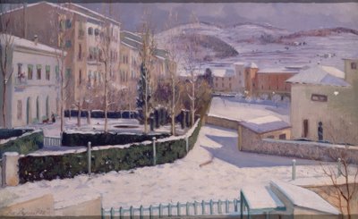 Besneeuwd Olot door Iu Pascual i Rodés