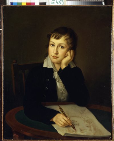 Portret van graaf Alexander Nikolayevich Mordvinov (1799-1858) door Ivan Alekseevich Tyurin