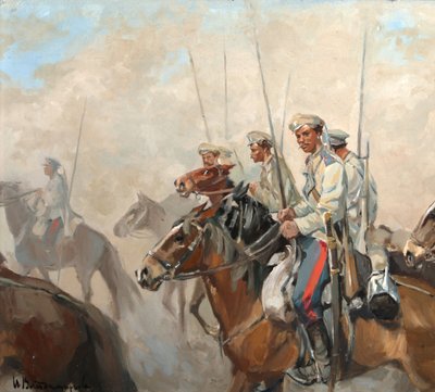 Kozakken door Ivan Alexeyevich Vladimirov
