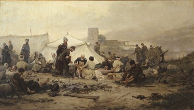 Verbandpost, 1893 door Ivan Alexeyevich Vladimirov