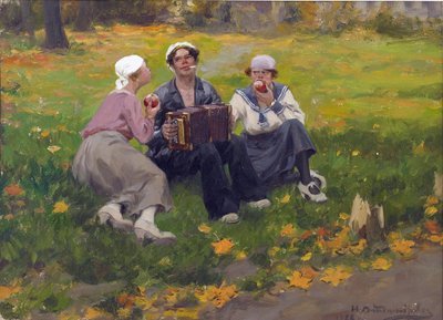Groep Bolsjewieken door Ivan Alexeyevich Vladimirov