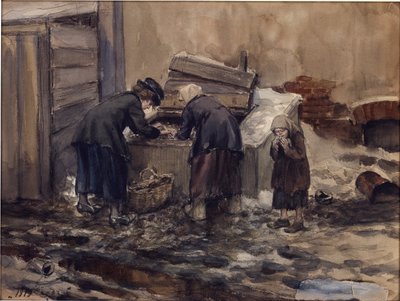 Hongerige jaren in Petrograd door Vladimirov, Ivan Alexeyevich (1869-1947) door Ivan Alexeyevich Vladimirov