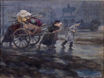 Overblijfselen van een rijk huis door Vladimirov, Ivan Alexeyevich (1869-1947) door Ivan Alexeyevich Vladimirov