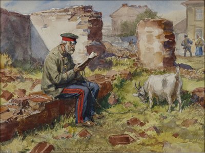 Sic transit gloria mundi (Zo vergaat de roem der wereld) door Ivan Alexeyevich Vladimirov