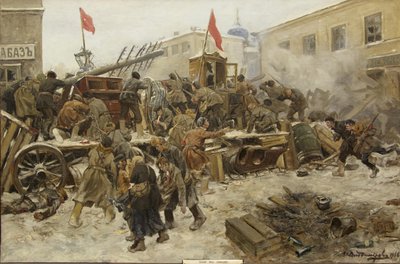 De Moskouse Opstand in december 1905, 1906 door Ivan Alexeyevich Vladimirov