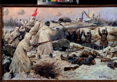De overgave van de Finse soldaten in 1940 door Ivan Alexeyevich Vladimirov