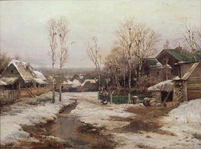 Lente bij Sint-Petersburg, 1896 door Ivan Avgustovich Velz