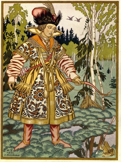 De prins Ivan en de prinses kikker door Ivan Yakovlevich Bilibin