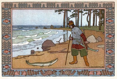 De prinses en de kikker, c.1899 door Ivan Yakovlevich Bilibin