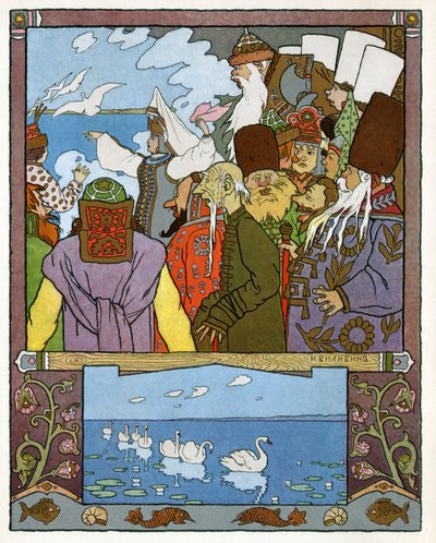 De prinses en de kikker, c.1899 door Ivan Yakovlevich Bilibin