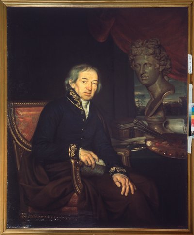 Portret van de kunstenaar Dmitri Levitski door Ivan Ereemevich Yakovlev