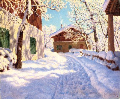 Eerste sneeuw door Ivan Fedorovich Choultse