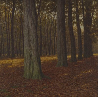 Boslandschap door Ivan Fedorovich Choultse