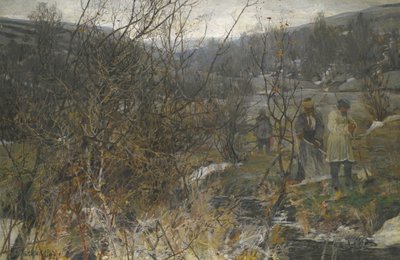 Winterjacht door Ivan Fyodorovich Kolesnikov