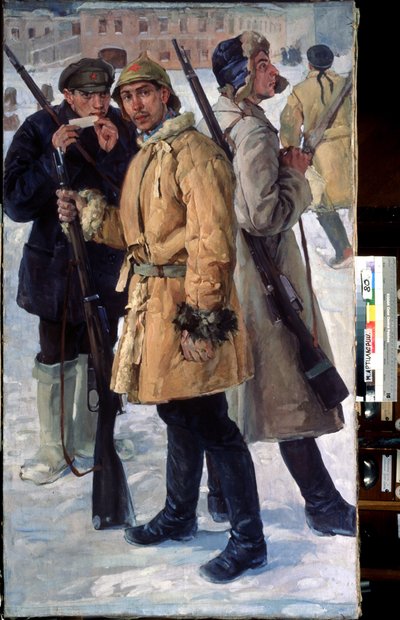 Soldaten van het Rode Leger door Ivan Georgievich Drozdov