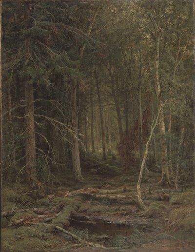 Wildernis door Ivan Ivanovich Shishkin