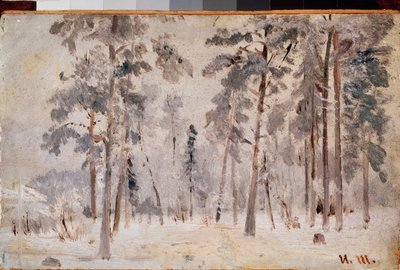 Vorst door Ivan Ivanovich Shishkin