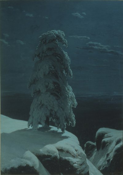 In de Wildernis van het Noorden door Ivan Ivanovich Shishkin