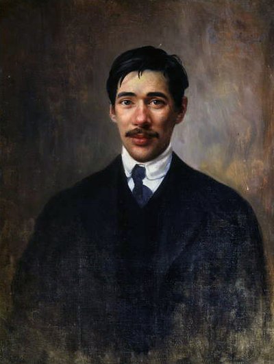 Portret van Korney Chukowsky door Ivan Kirillovich Parkhomenko