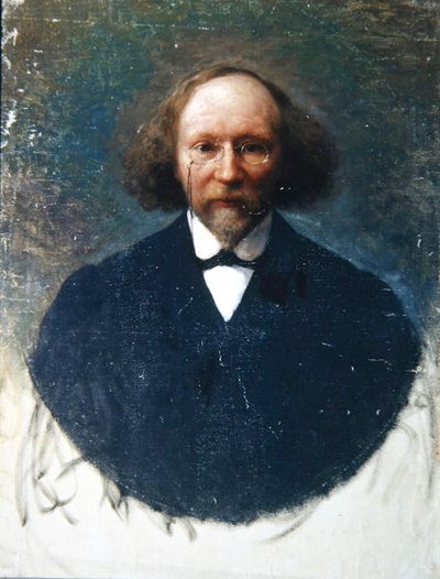 Portret van de auteur Vyacheslav Ivanov door Ivan Kirillovich Parkhomenko