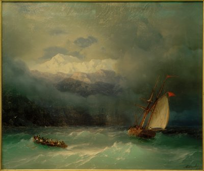 I.K.Aiwasowski, Stormachtige zee door Ivan Konstantinovich Aivazovsky