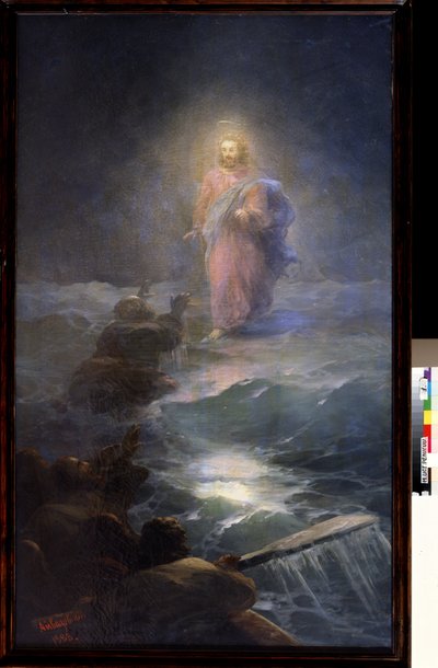 Jezus loopt op het water door Ivan Konstantinovich Aivazovsky