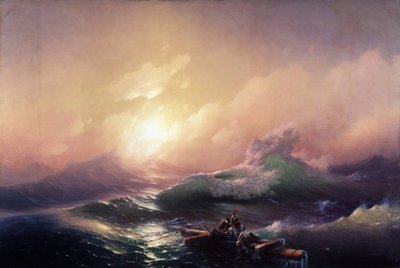 De negende golf door Ivan Konstantinovich Aivazovsky