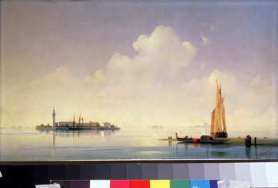 De Venetiaanse lagune, uitzicht op San Giorgio Maggiore door Ivan Konstantinovich Aivazovsky
