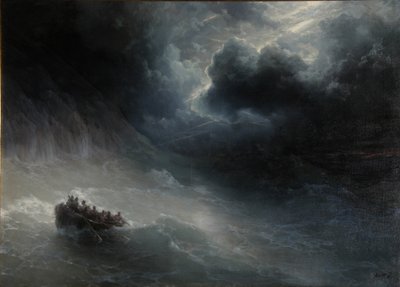 Woede van de elementen door Ivan Konstantinovich Aivazovsky