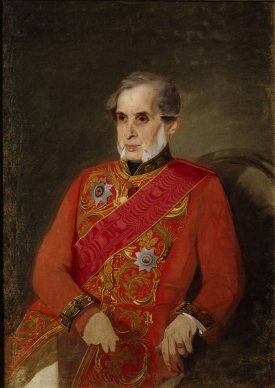 Portret van graaf Alexander Vasilyevich Kochubey 1768-1834, 1860s door Ivan Kosmich Makarov