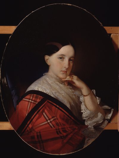Portret van Groothertogin Maria Alexandrovna 1824-1880, toekomstige Keizerin van Rusland door Ivan Kosmich Makarov