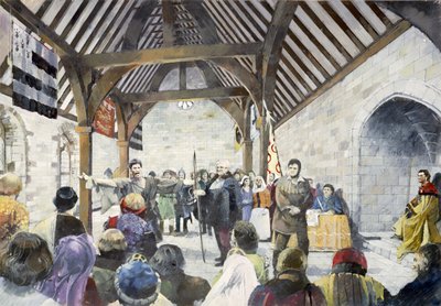 Kasteel Pickering door Ivan Lapper