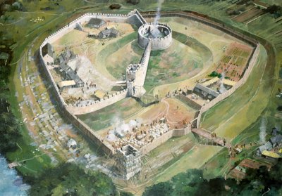 Pickering Kasteel, 13e eeuw door Ivan Lapper