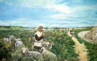 Stonehenge landschap door Ivan Lapper