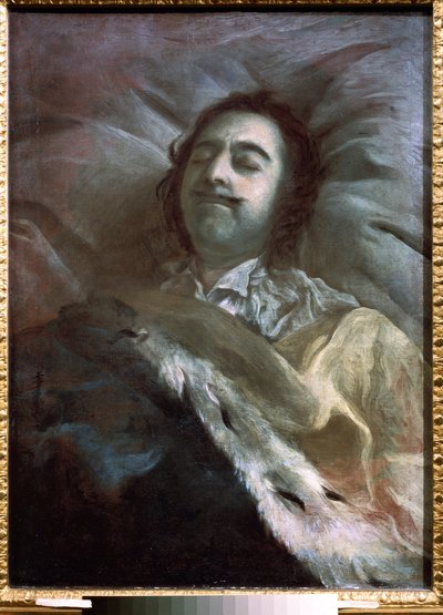 Peter I de Grote op zijn sterfbed door Ivan Nikitich Nikitin