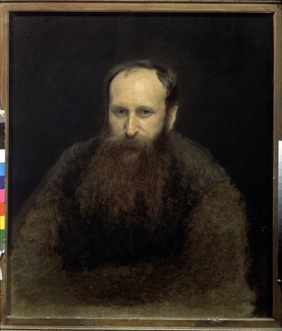 Portret van de kunstenaar Vassili Verechtchaguine door Ivan Nikolaevich Kramskoy