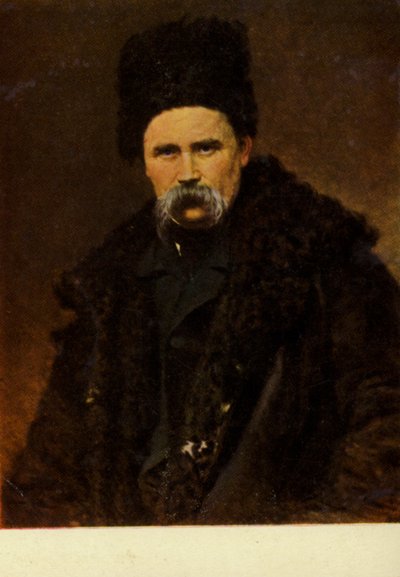 Taras Shevchenko, Oekraïense dichter en kunstenaar door Ivan Nikolaevich Kramskoy