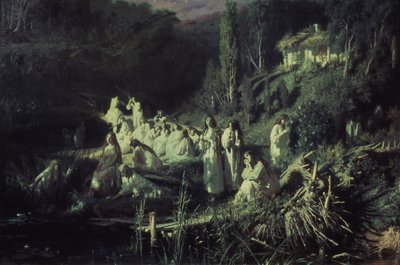 Zeemeerminnen, 1871 door Ivan Nikolaevich Kramskoy