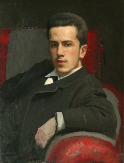 Portret van Anatoly Kramskoy, de zoon van de kunstenaar, 1882 door Ivan Nikolaevich Kramskoy