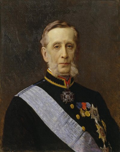 Portret van Graaf Pyotr Alexandrovich Valuyev 1815-1890, 1880 door Ivan Nikolaevich Kramskoy