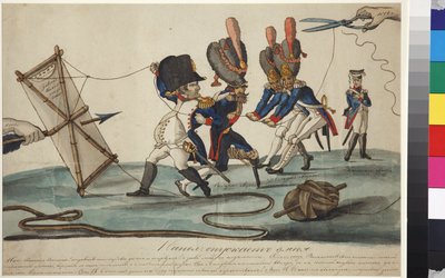 Napoleon vlieger door Ivan Nikolayevich Terebenev