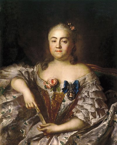 Portret van gravin Varvara Alexeyevna Sheremetyeva 1711-1767, ca. 1760 door Ivan Petrovich Argunov