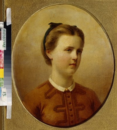 Grootvorstin Maria Alexandrovna van Rusland, hertogin van Edinburgh en hertogin van Saksen-Coburg en Gotha door Ivan Petrovich Keler Viliandi