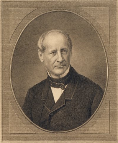 Portret van graaf Modest Andreyevich von Korff 1800-1876, 1876 door Ivan Petrovich Pozhalostin