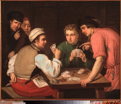 De kaartspelers door Ivan Philippovich Tupylev