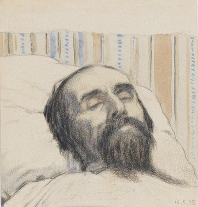 Malevich op zijn sterfbed door Ivan Vassilyevich Klyun